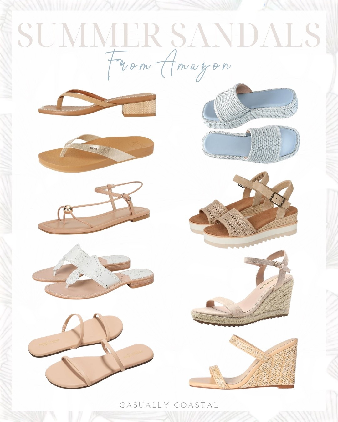 Summer Sandals From Amazon 

Amazon sandals, neutral sandals, blue sandals, affordable sandals, strappy sandals, Amazon flip flops, memory foam sandals, TOMS wedge heel sandal, strappy flat sandals, sling back sandals, espadrille wedge sandals, REEF flip flops, raffia heel sandals, platform sandals, raffia espadrille slides, woven straw slides, wedge sandals, jack rogers sandals, white sandals, cushion sandals, woven braided sandals, Sam Edelman sandals, TOMS sandals, reefs sandals

#LTKSeasonal