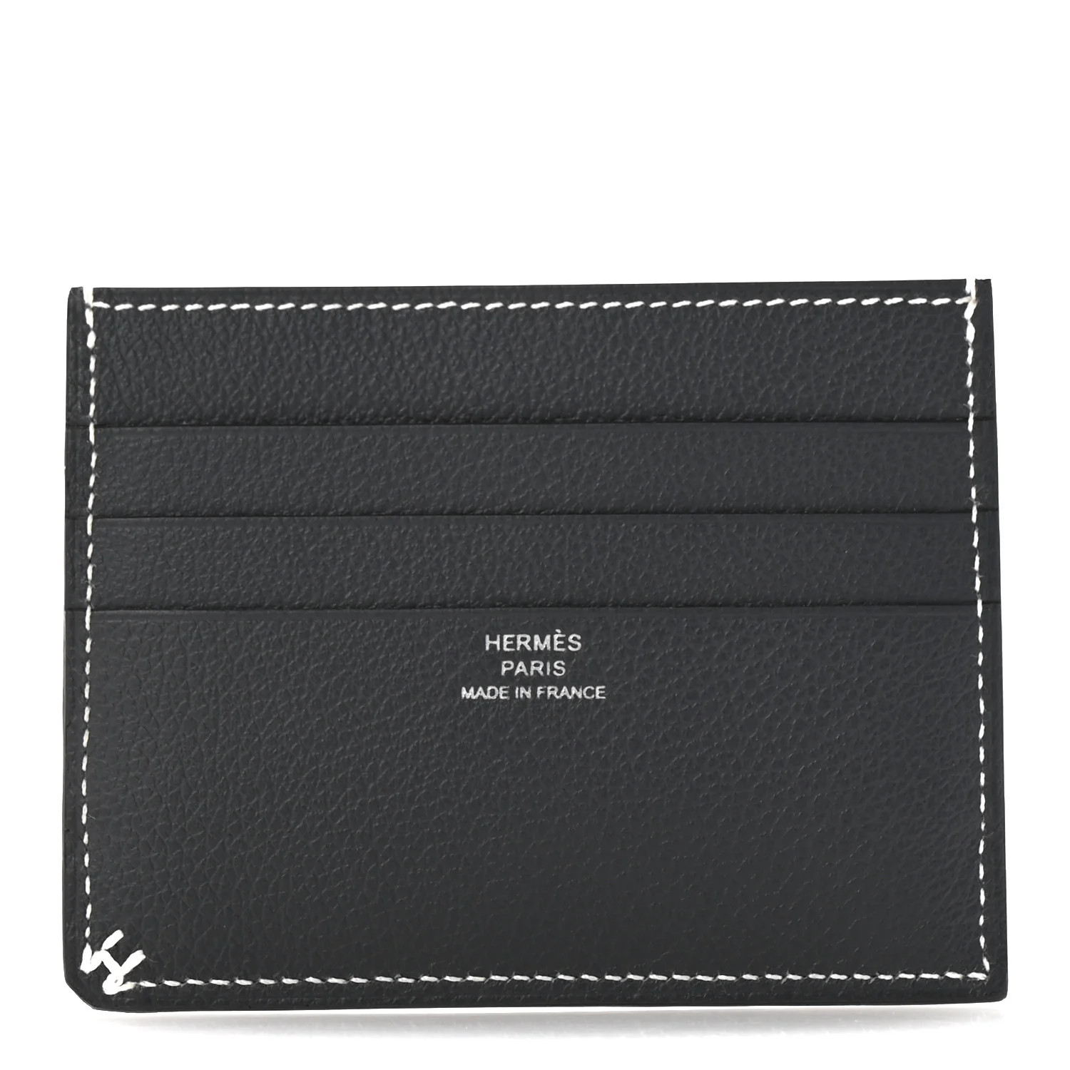 Evercolor H Sellier Card Holder Ardoise | FASHIONPHILE (US)