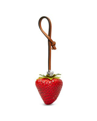 Strawberry Leather Key Fob | Bloomingdale's (US)