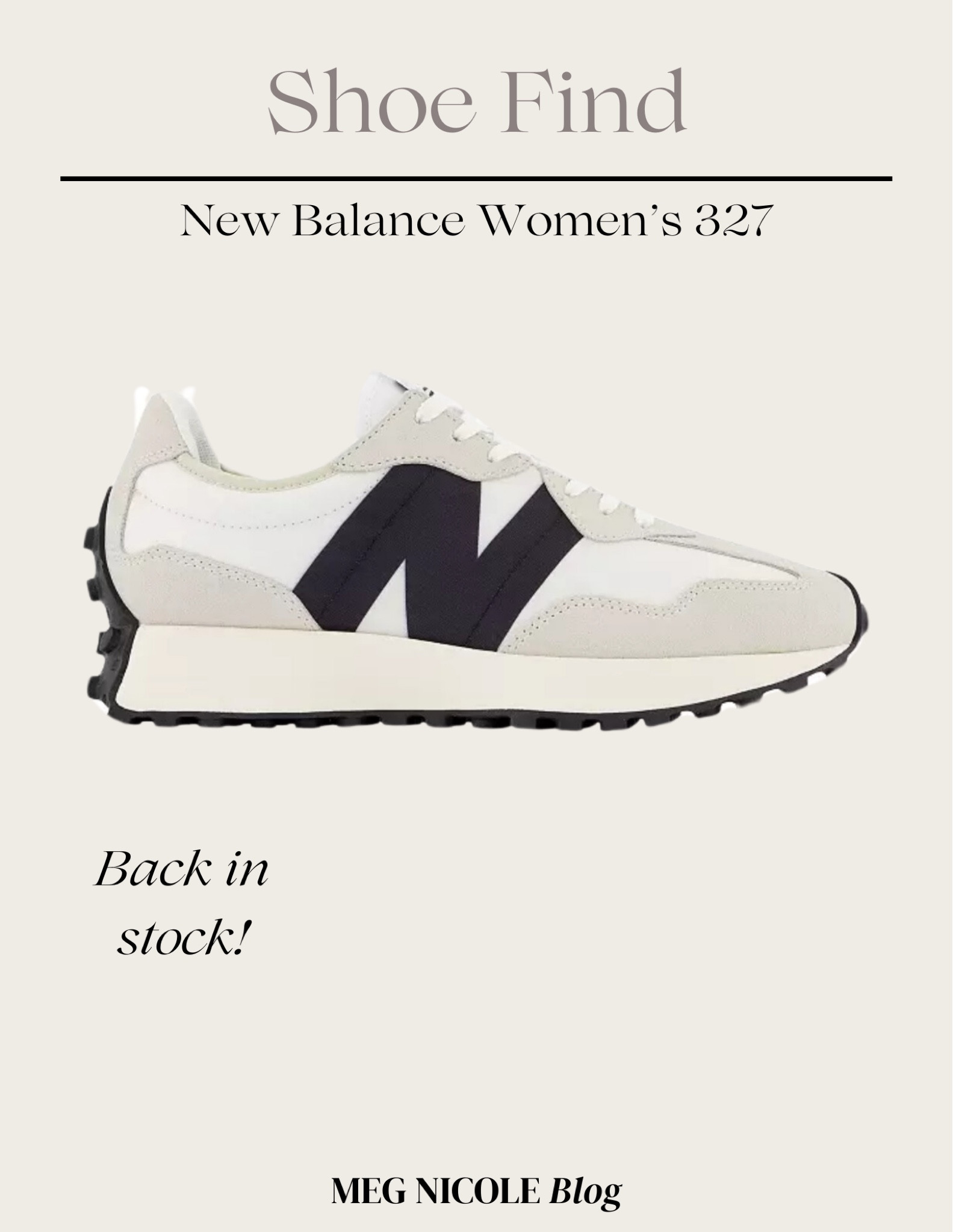 New Balance Women’s 327 shoes back in stock! I just snagged a pair. Lots of colors & sizes available.

#LTKShoeCrush #LTKActive