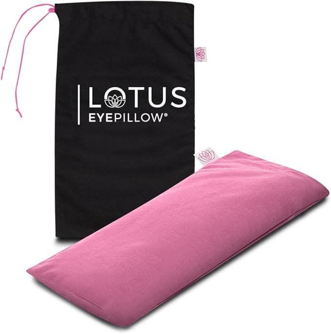 Lotus Weighted Lavender Eye Pillow – Pink Eye Mask for Sleep & Meditation – Aromatherapy Yoga... | Amazon (US)