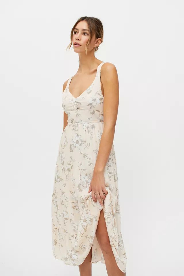 Dress Forum Printed Tie-Back Midi Dress | Urban Outfitters (US and RoW)