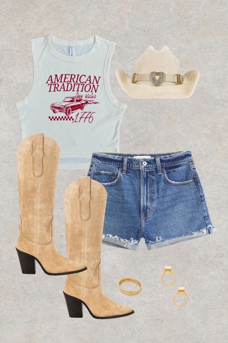country concert outfit- tank top is www.shopthediamondlabel.com 🤎✨🌾