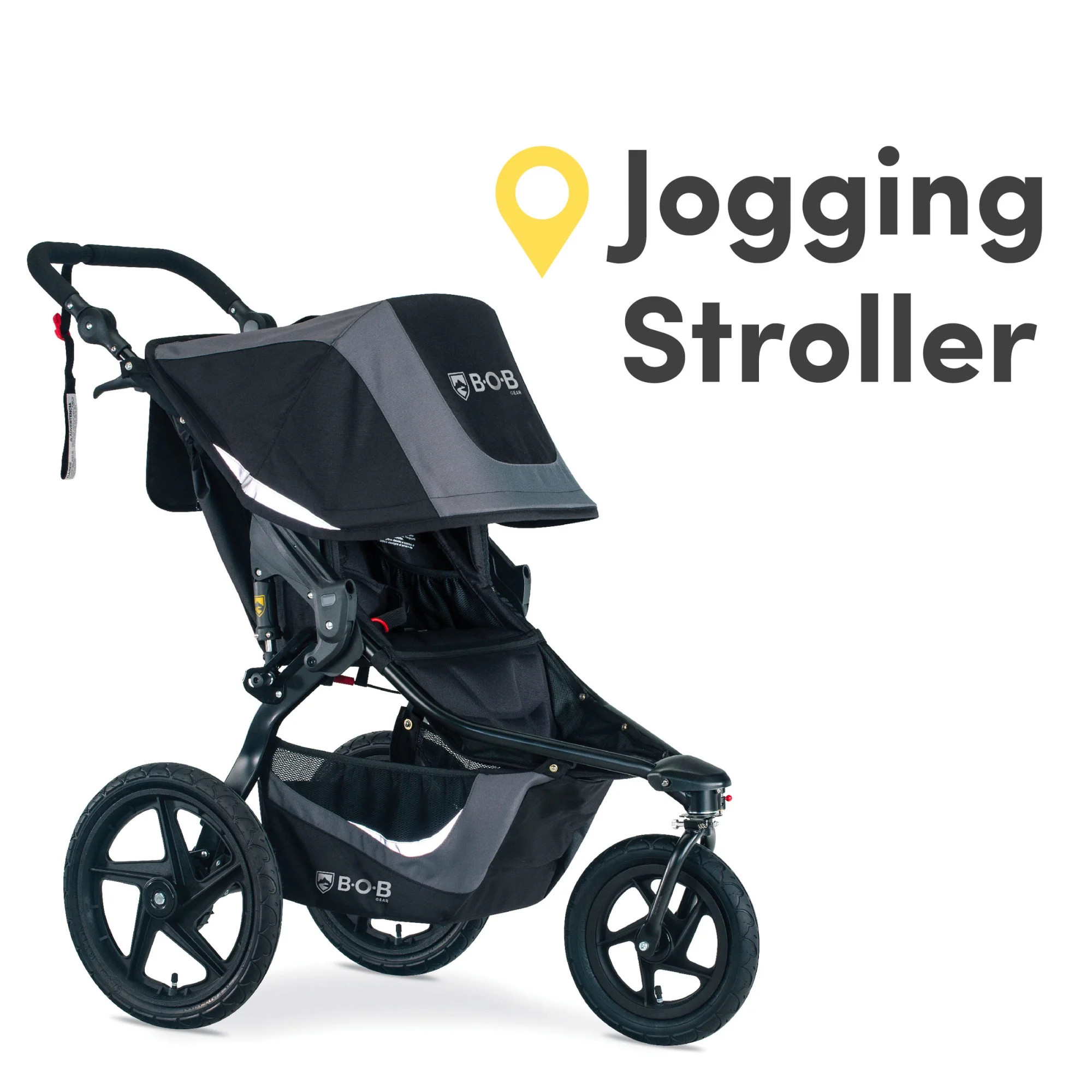 BOB Gear Revolution Flex 3.0 Jogging Stroller, Graphite Black | Walmart (US)