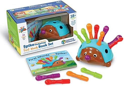 Learning Resources Spike The Fine Motor Hedgehog First Words, Book Set Top, Toddler Toys, Fine Mo... | Amazon (US)