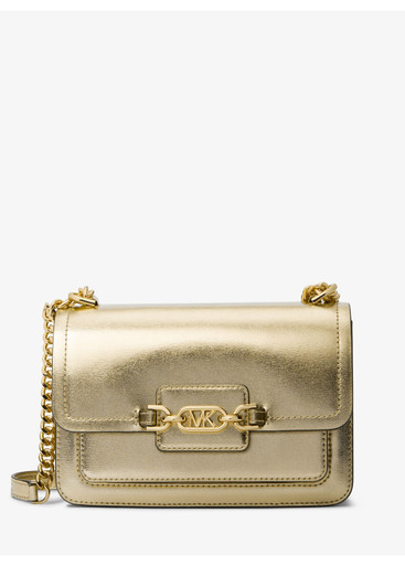 Heather large metallic leather shoulder bag | Harvey Nichols
