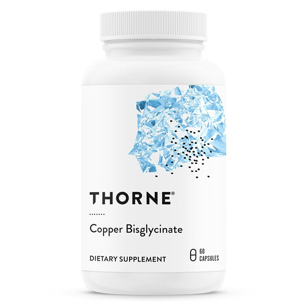THORNE - Copper Bisglycinate - Well-Absorbed Trace Mineral Supplement - 60 Capsules | Amazon (US)
