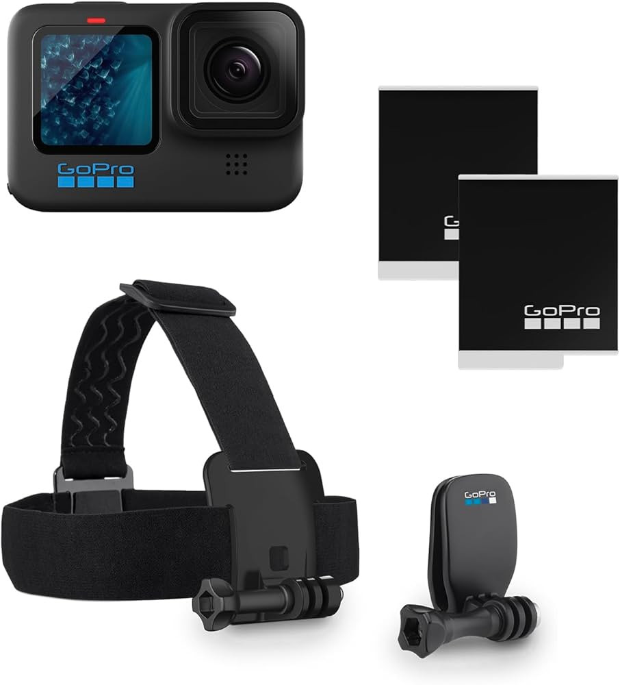 GoPro HERO11 Black Bundle - Includes HERO11 Black Camera, Head Strap + QuickClip, and Enduro Batt... | Amazon (US)