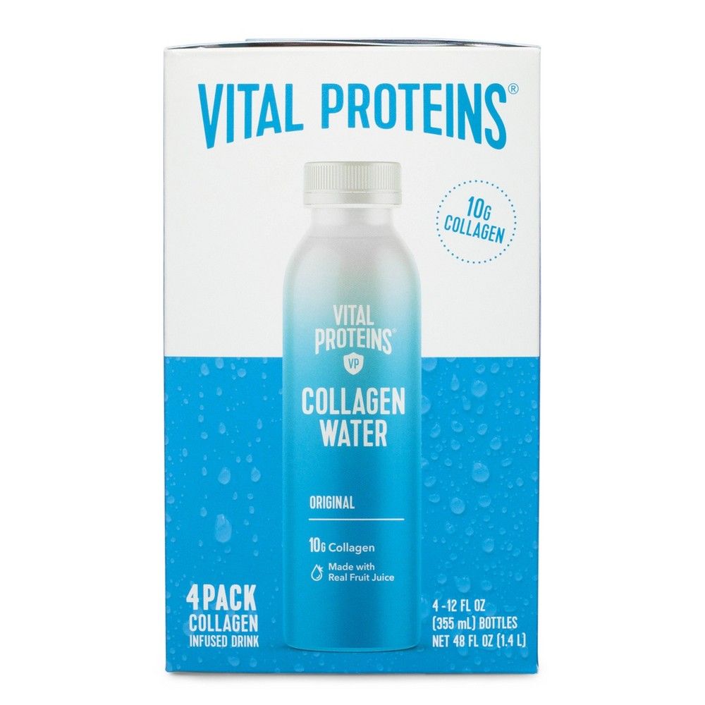 Vital Proteins Collagen Water - Original Flavor - 12 fl oz/4pk | Target