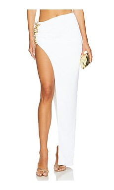 Lovers and Friends Isolde Maxi Skirt in White from Revolve.com | Revolve Clothing (Global)
