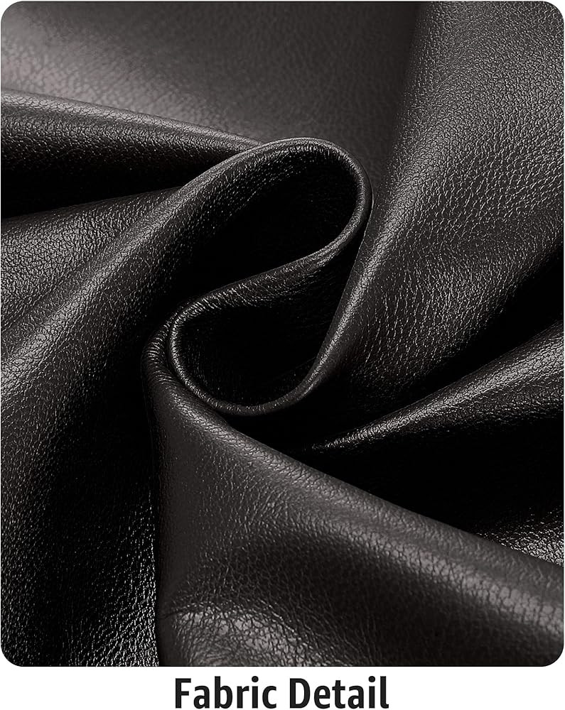 luvamia Shorts for Women Faux Leather Skorts High Waisted PU Leather Shorts Elastic Waist Ruched ... | Amazon (US)