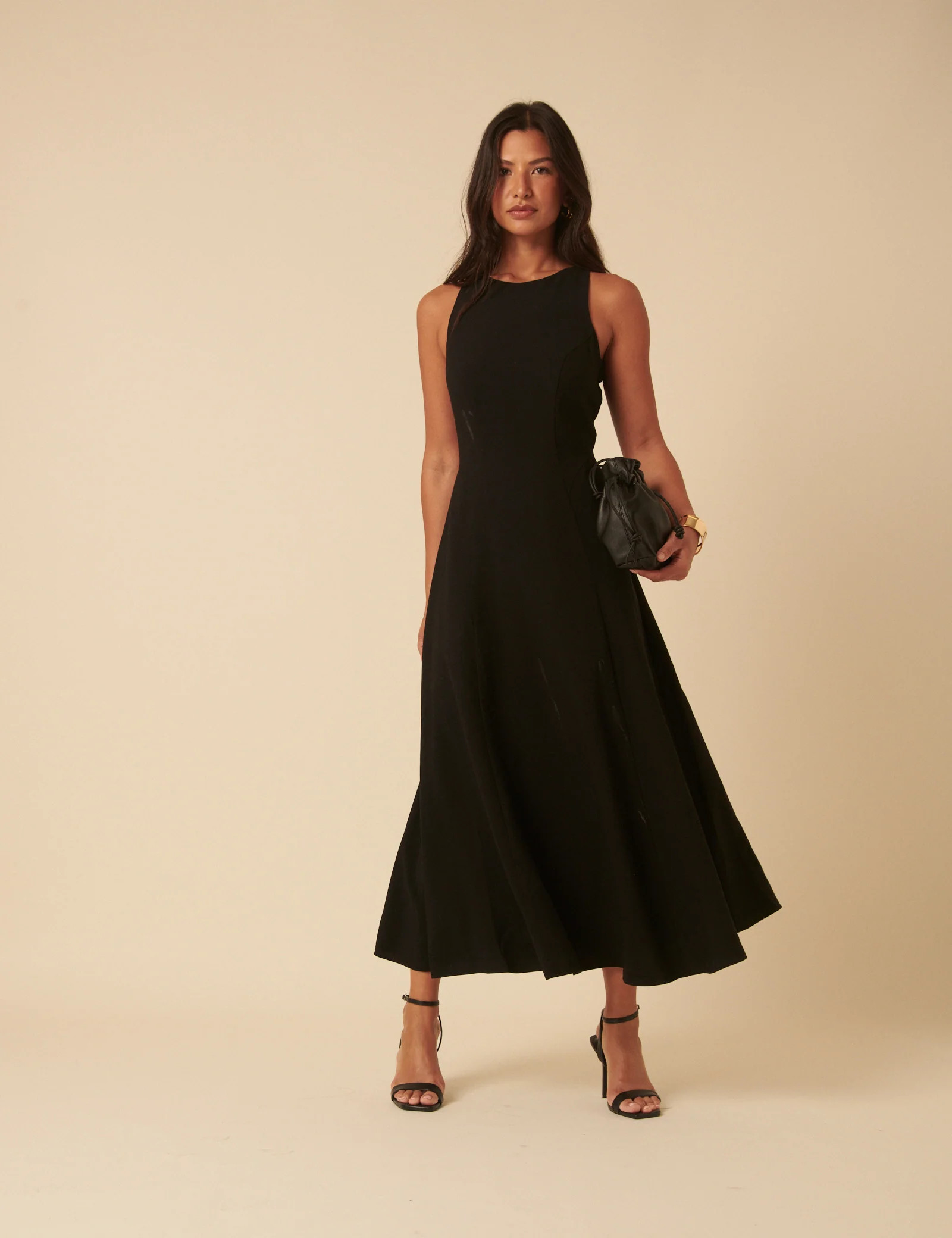 Black Reign Midi Dress | Nobody's Child