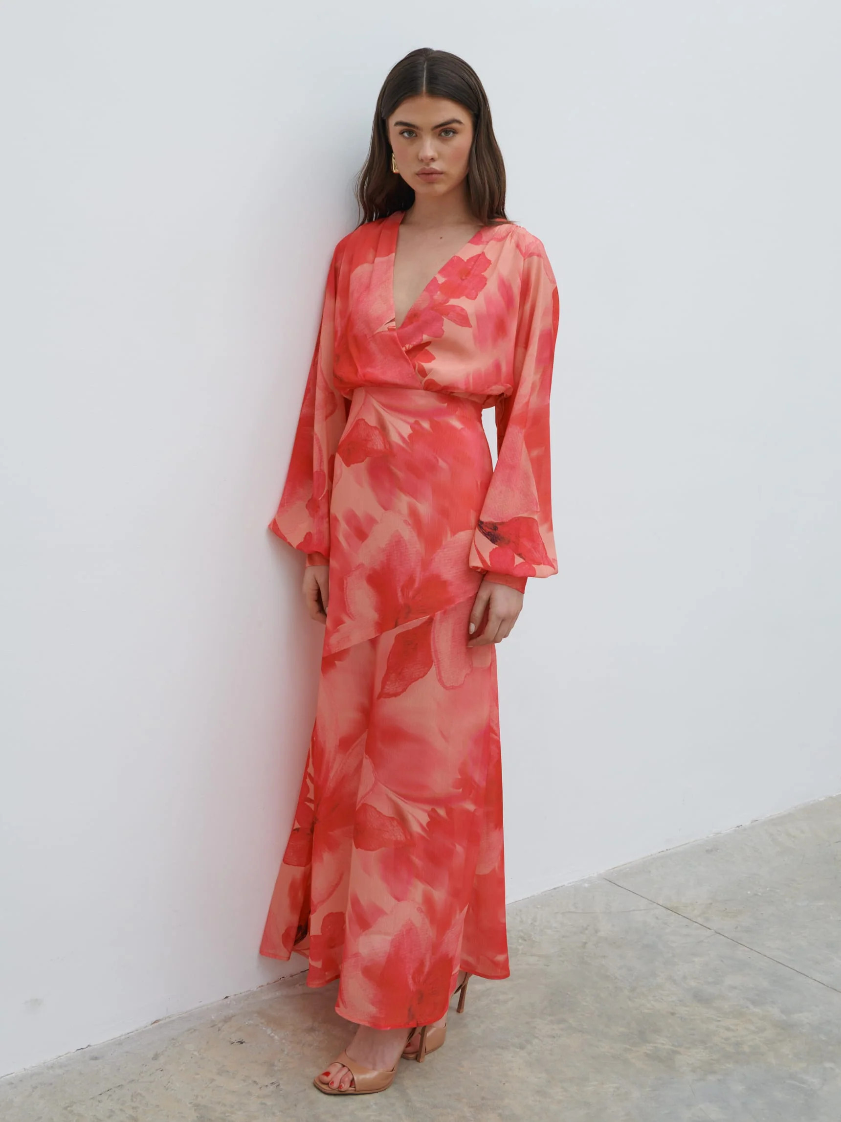 Theia Batwing Maxi Dress | Pretty Lavish (UK)