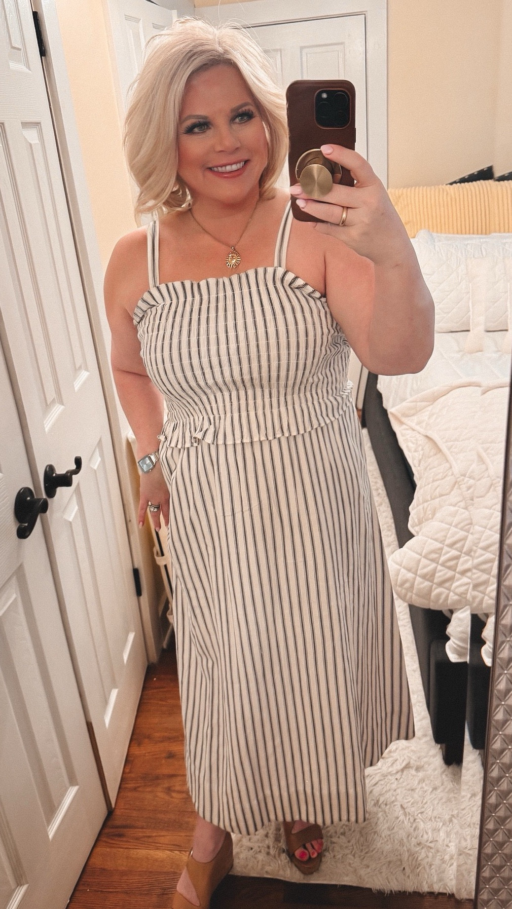 Trying again because this didn't work last night.
Here is the dupe of Taylor Swift's engagement dress.
It's undef $40. It's SO comfortable. This baby is going to be sold out soon, mark my e.

Vacation outfits, resort wear, spring outfits, Easter dress, Affordable style

#LTKvlog #LTKgrwm #LTKSeasonal
