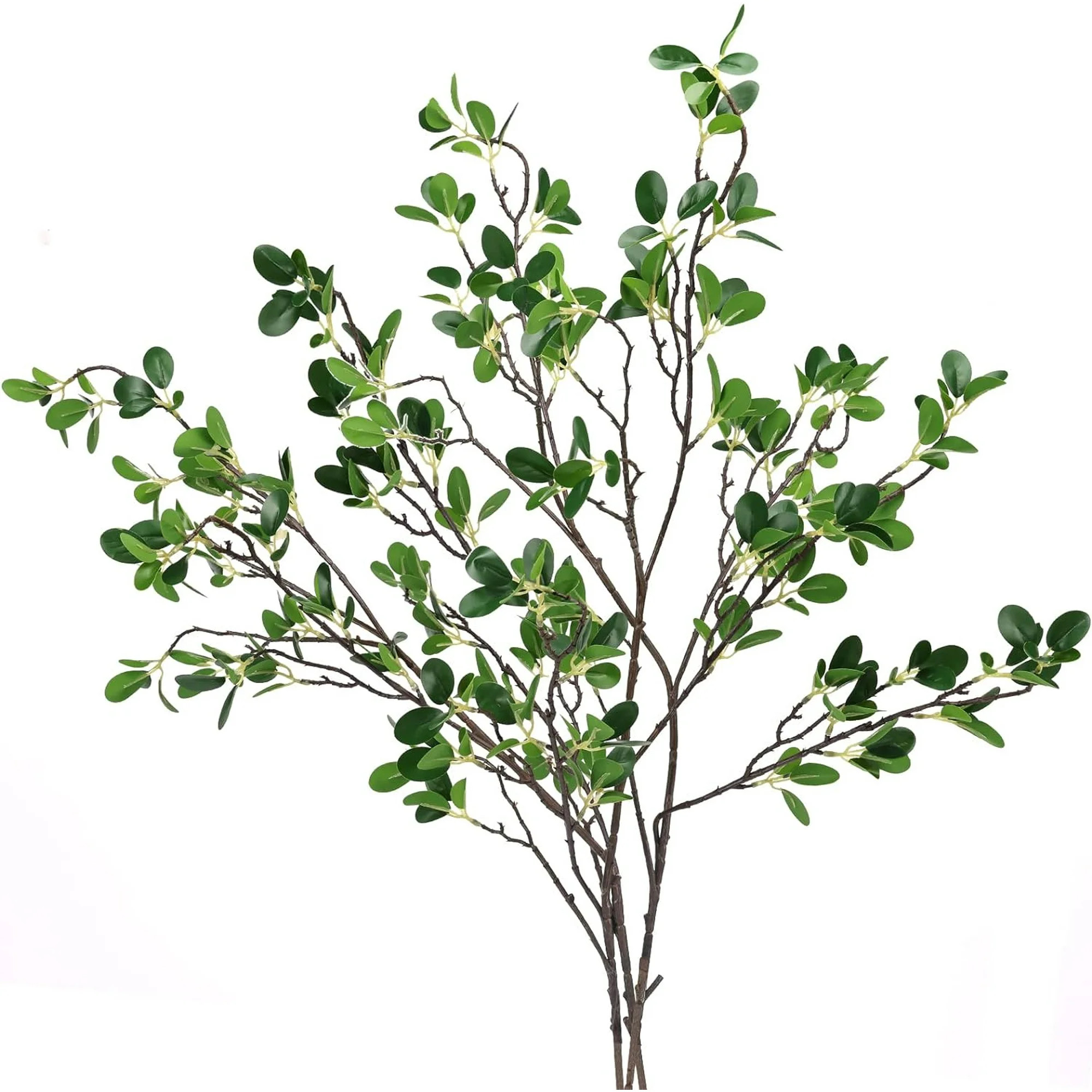 Fairy Olive Branches for Vases 3 Pack, Artificial Greenery Stems Plant 43.3 Inch Fake Green Branc... | Walmart (US)