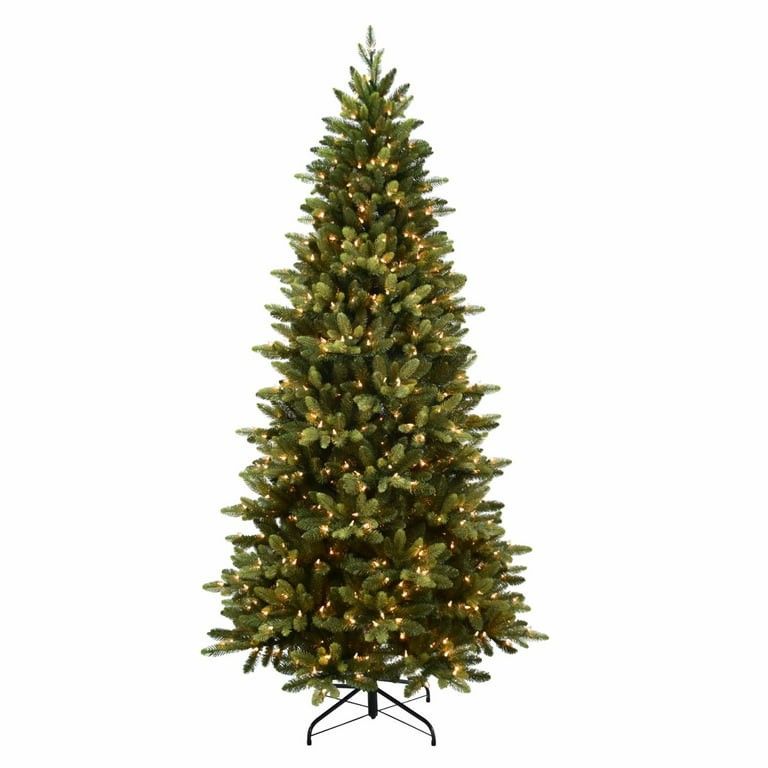 Puleo International Clear 500 Prelit Incandescent Green Slim Westford Spruce Artificial Christmas... | Walmart (US)