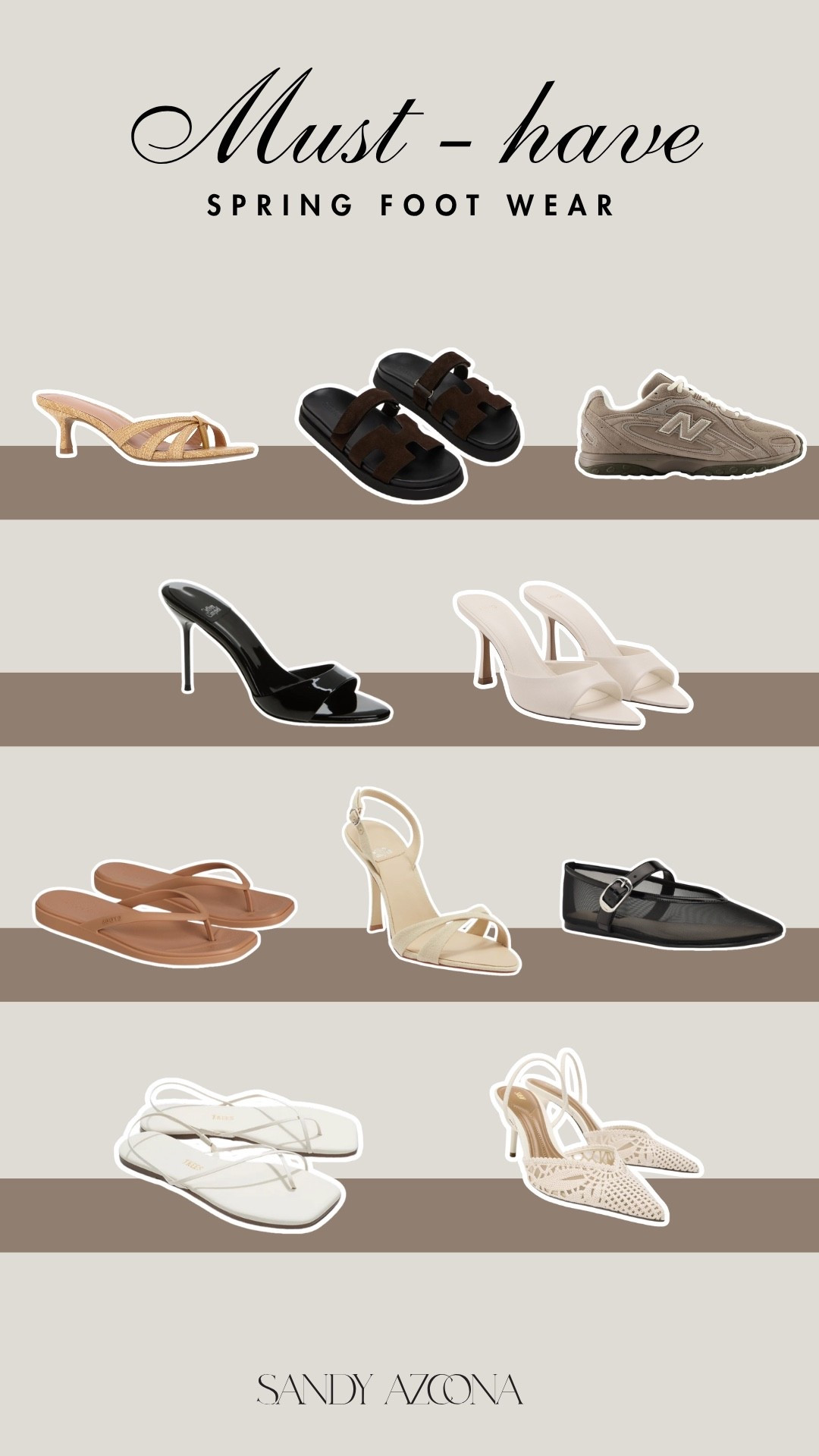 Spring must have footwear 