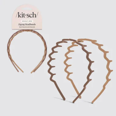 KITSCH Recycled Plastic Zig Zag Headband 2pc | The Collection Texas