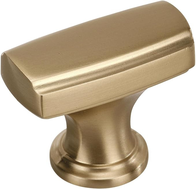 Amerock BP55311BBZ Highland Ridge 1-3/8" Length Cabinet Knob, 1-3/8 in (35 mm), Golden Champagne | Amazon (US)