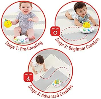 Skip Hop Developmental Learning Crawl Toy, Explore & More 3-Stage Follow-Me, Bee | Amazon (US)