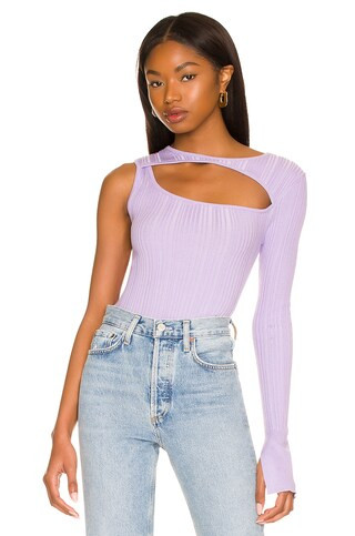 Song of Style Landon Cut Out Sweater in Lilac from Revolve.com | Revolve Clothing (Global)