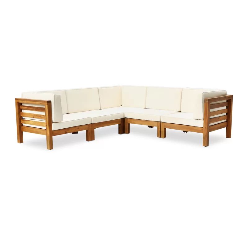 30.25'' Wide Outdoor Symmetrical Patio Sectional with Cushions | Wayfair Professional