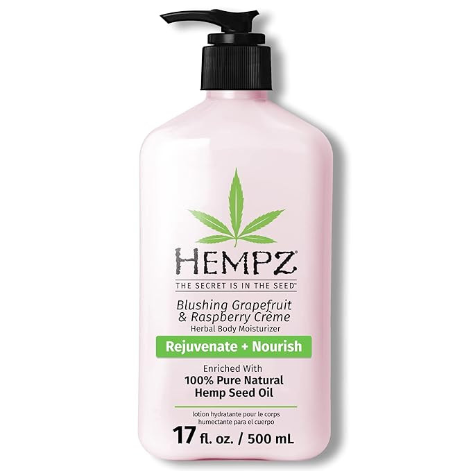 HEMPZ Body Lotion - Grapefruit & Raspberry Crème Daily Moisturizing Cream, Shea Butter Body Mois... | Amazon (US)