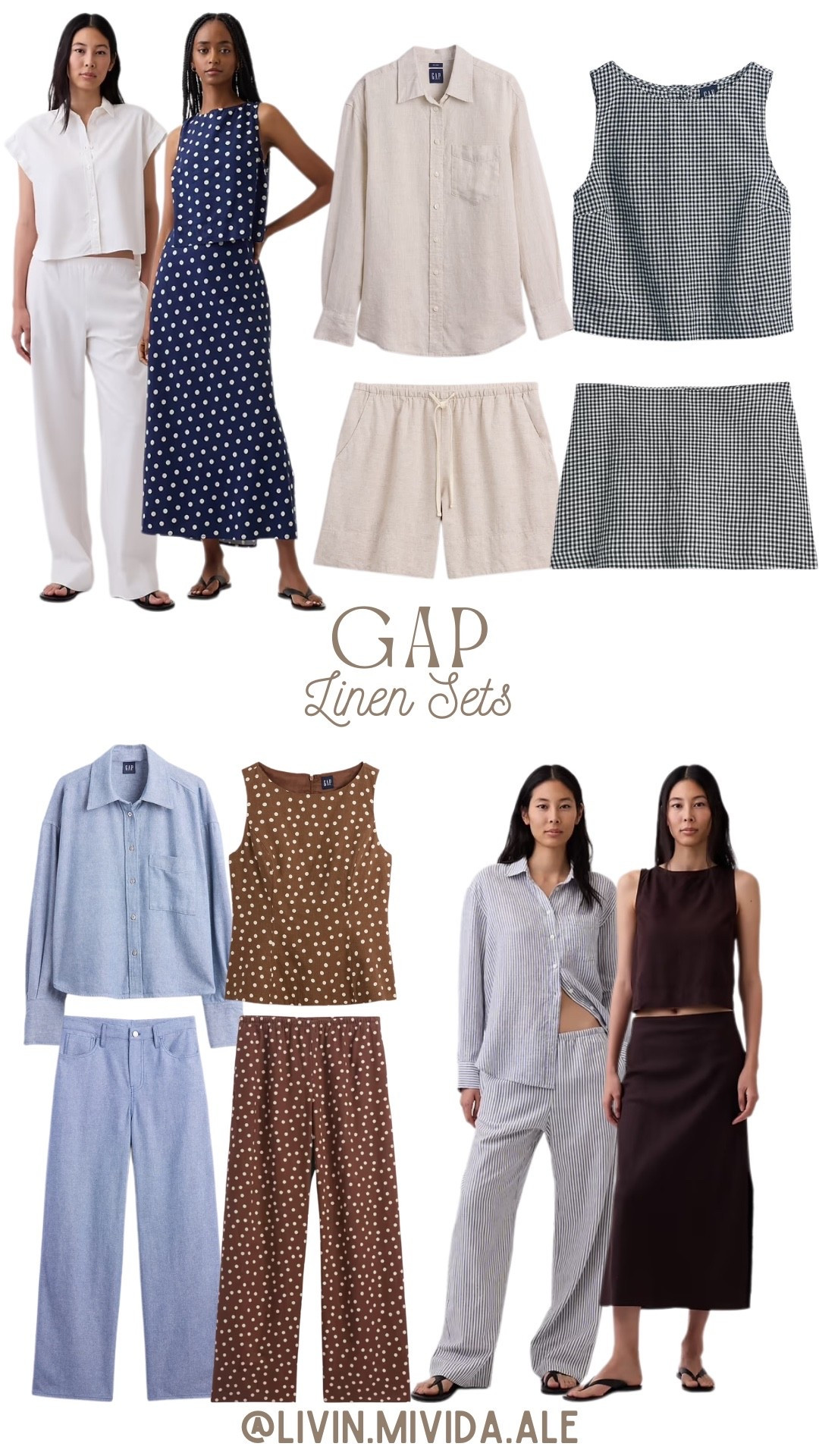 Linen sets 🫶🏼

#gap #linensets #vacay #travelessentials #summer

#LTKootd #LTKSeasonal #LTKTravel