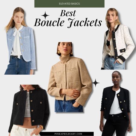 Best Basic Jackets for Spring - Boucle Jackets! 

SPRING BASICS | STYLE ESSENTIALS