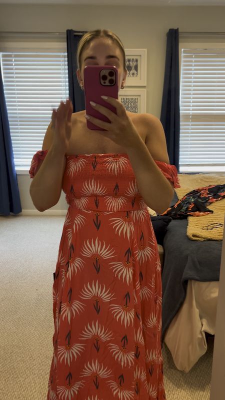 I loved this dress so much! But it was too long. I am 5'3 1/2 and would have kept it if I wouldn't have to get so much hemmed. Vacation dress, even a casual wedding. It's so fun! 

#LTKParties #LTKTravel #LTKOver40