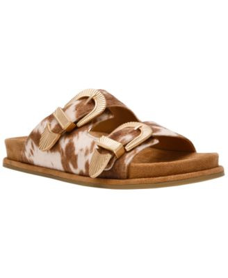 Women's Percy Double Buckle Footbed Sandals | Macy's