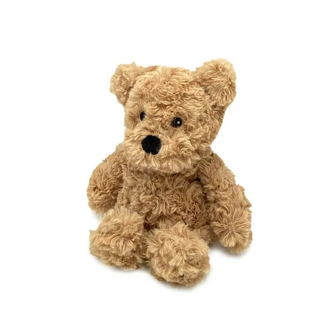 Brown Curly Bear Junior - Warmies Cozy Plush Heatable Lavender Scented Stuffed Animal | Walmart (US)