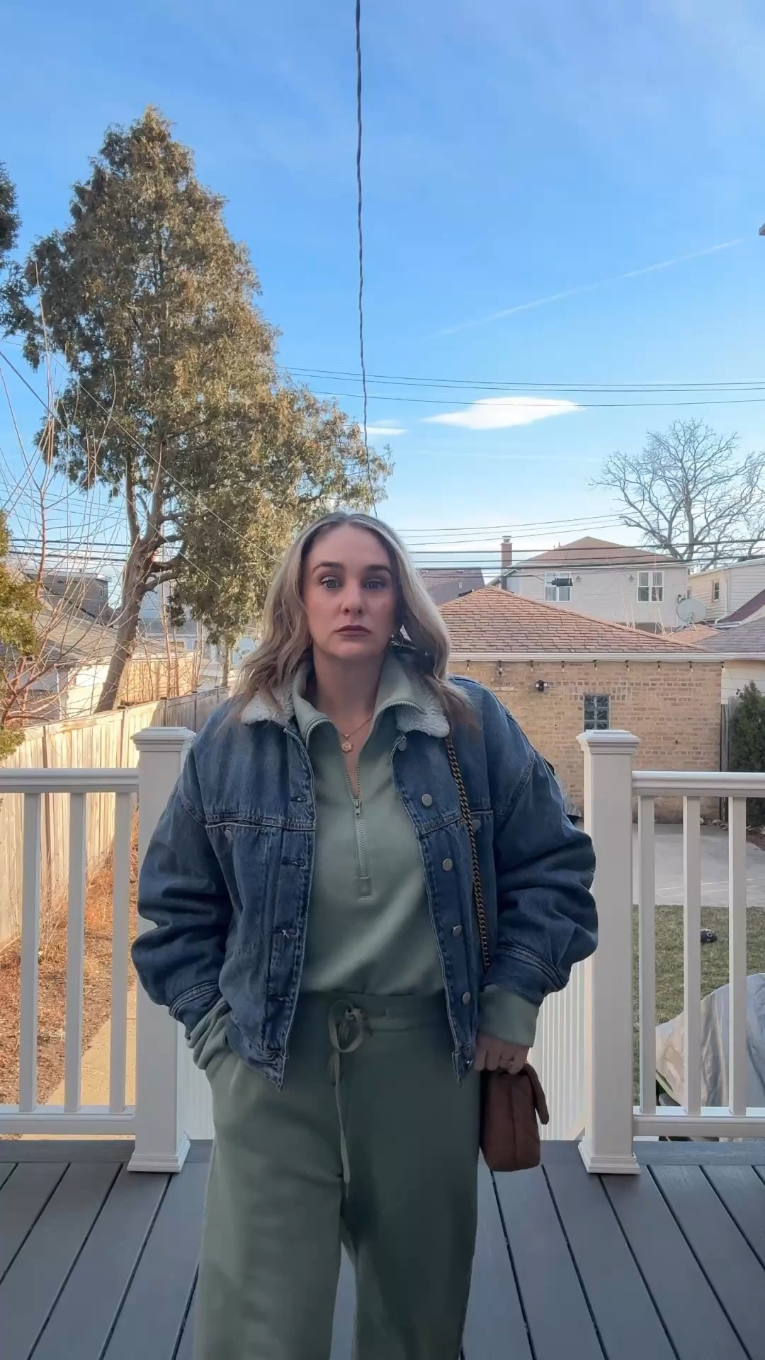 Spring fit. Medium in everything  

#LTKSeasonal #LTKOver40 #LTKootd