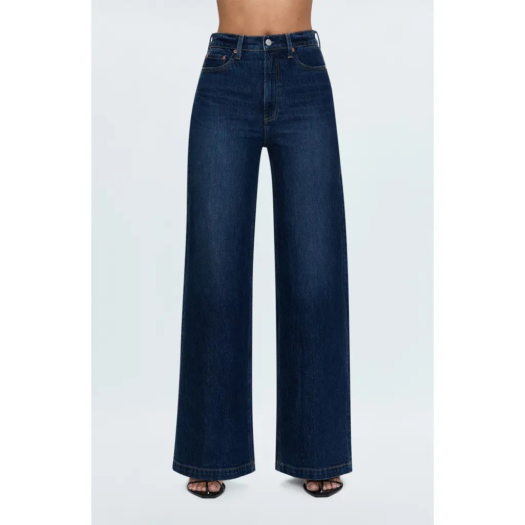 Pistola Lana High Waist Wide Leg Jeans in Elevation at Nordstrom, Size 26 | Nordstrom