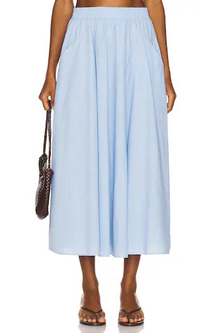 PEIXOTO Paula Skirt in Cloud Blue from Revolve.com | Revolve Clothing (Global)