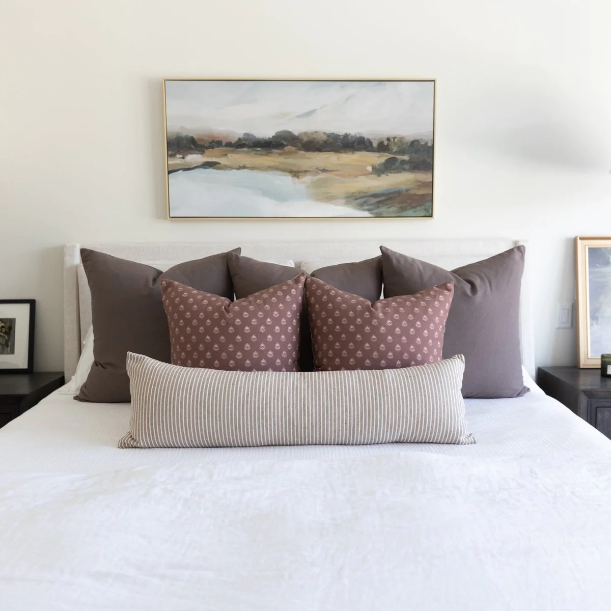 King Bed Pillow Covers Set 20 | Woven Nook