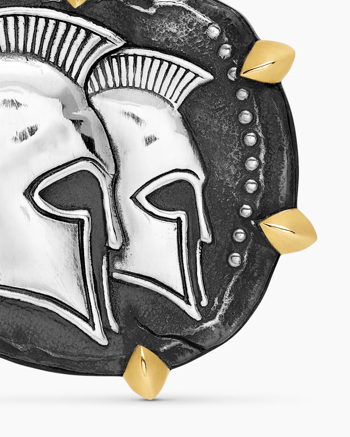 David Yurman | Gemini Amulet in Sterling Silver with 18K Yellow Gold, 33mm | David Yurman