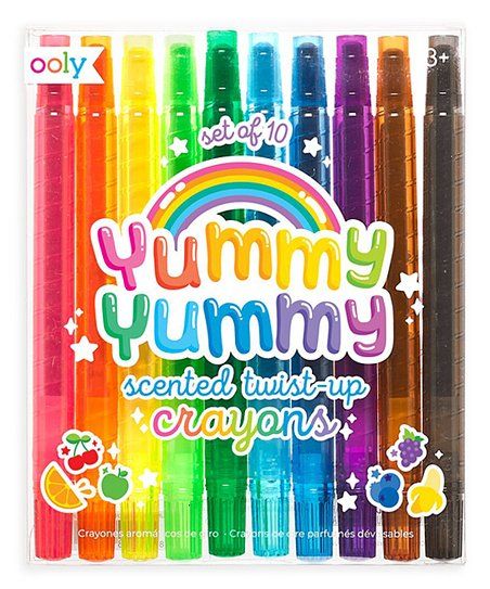 Yummy Yummy Scented Twisty-Up Crayons - Set of 10 | Zulily