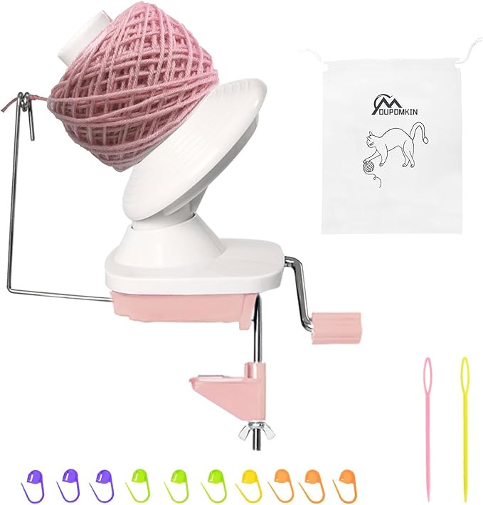 DUPDMKIN Yarn Winder Hand Operated Yarn Winder for Crocheting Manual Wool Winder Holder for Fiber... | Amazon (CA)