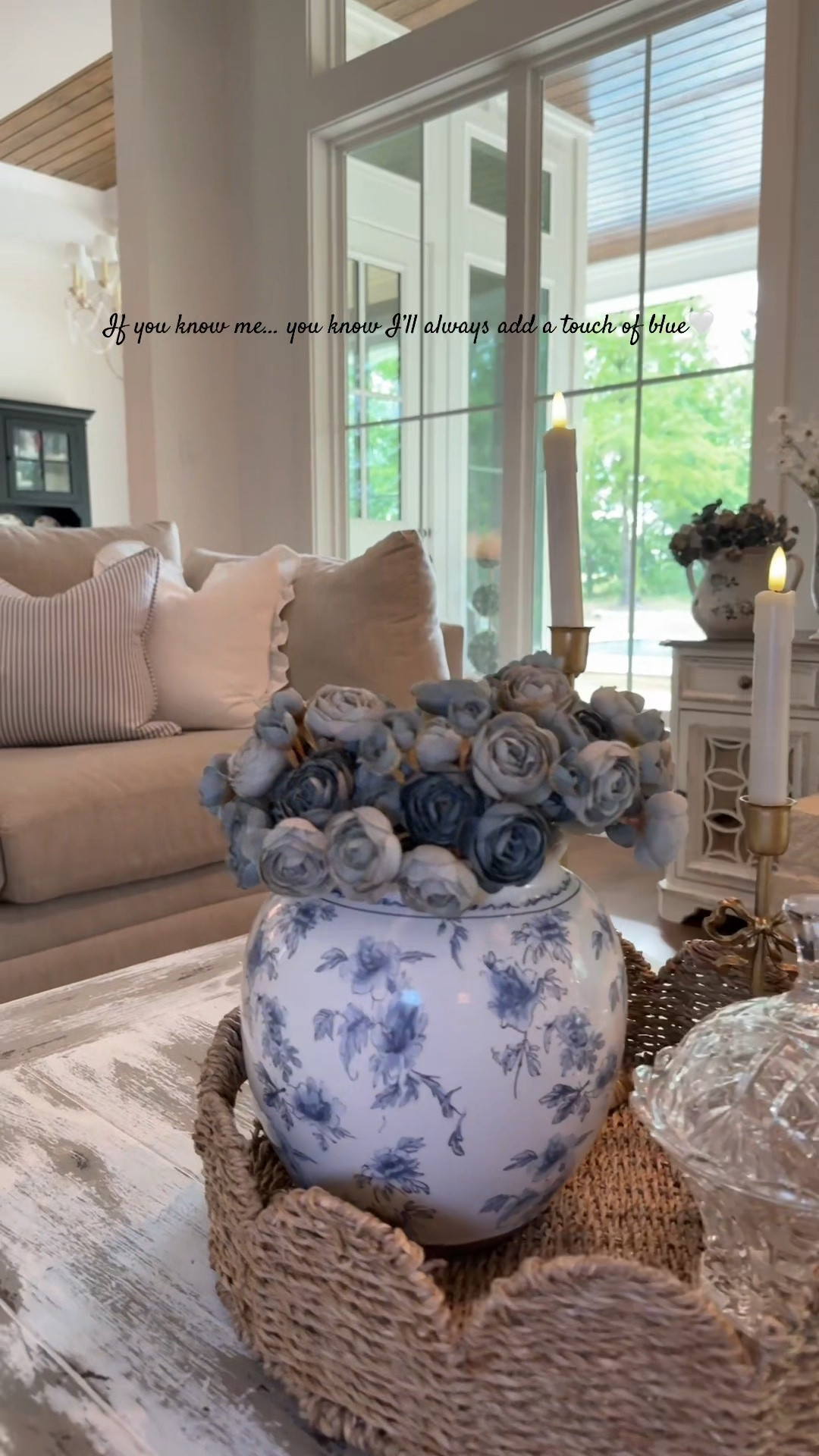 New pillows🤍 loving blue and white lately

#couchpillows #livingroom

#LTKHome #LTKvlog #LTKstorytime
