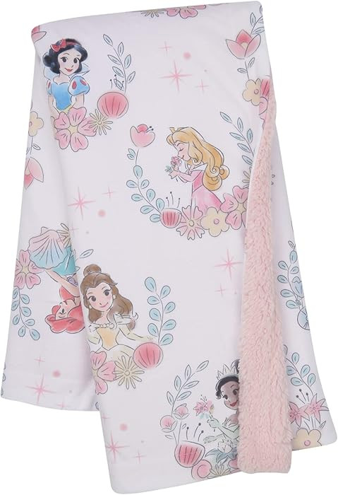Lambs & Ivy Disney Princesses Baby Blanket - Ariel,Snow White,Cinderella,& More | Amazon (US)