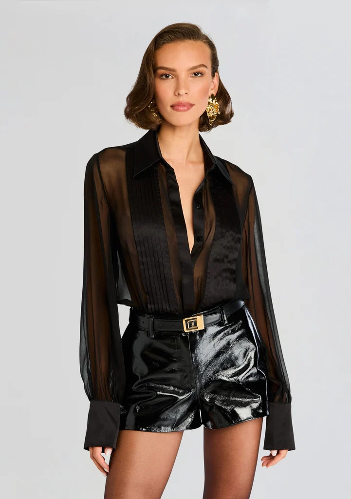 Lovelyn Silk Chiffon Top | Retrofete