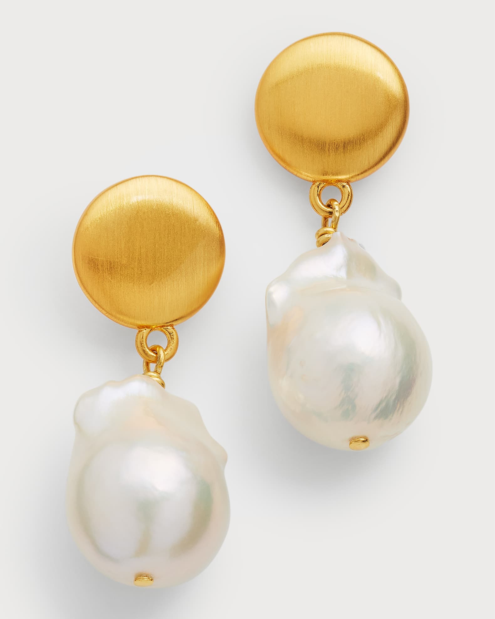 Baroque Pearl Drop Earrings | Neiman Marcus