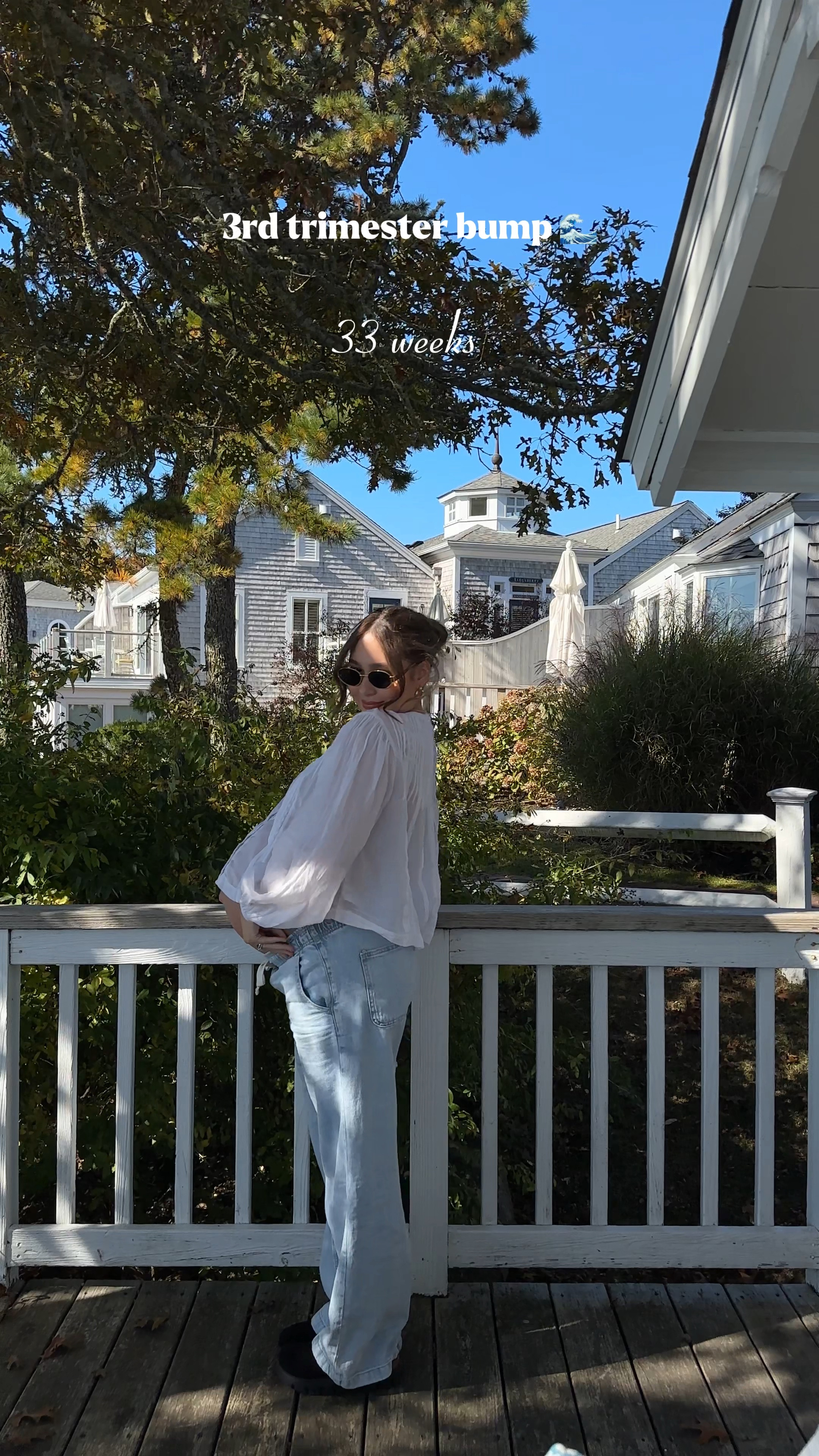 33 weeks! Bump check and outfit details 🌊🤍 ft. My favorite jeans ever!! Wearing a S

#LTKStyleTip #LTKVideo #LTKBump