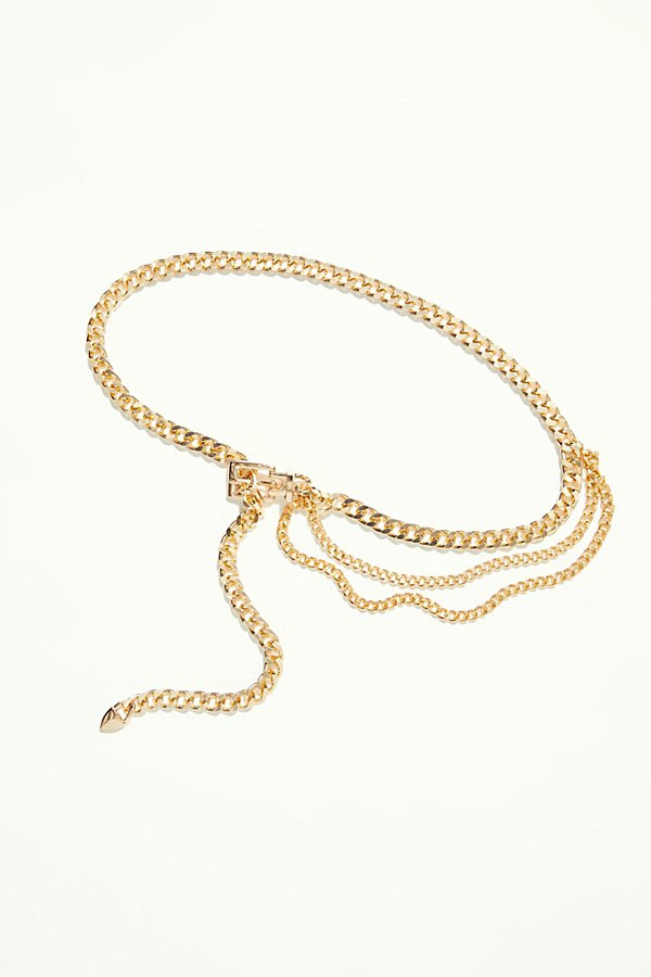 Drop It Chain Belt by 8 Other Reasons at Free People, Gold, One Size | Free People (Global - UK&FR Excluded)