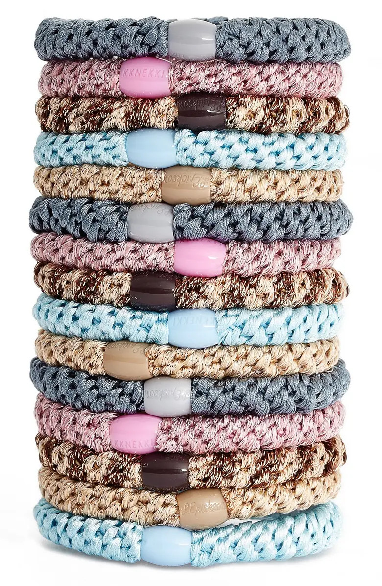 Grab & Go 15-Pack Braided Ponytail Holders | Nordstrom