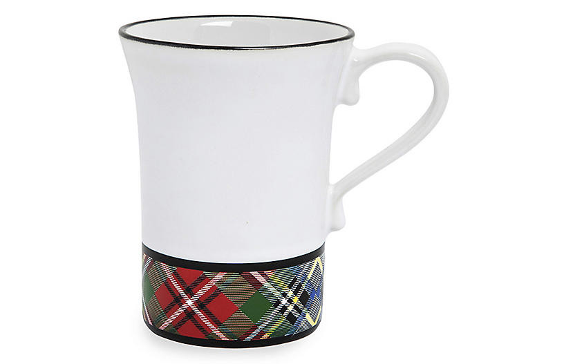 Stewart Tartan Mug | One Kings Lane