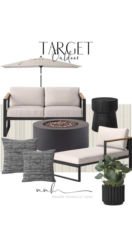 Creating a chic and cozy outdoor living space with these modern and budget-friendly pieces from target. Loving the stylish and affordable vibe!

#LTKHome #LTKSeasonal #LTKStyleTip