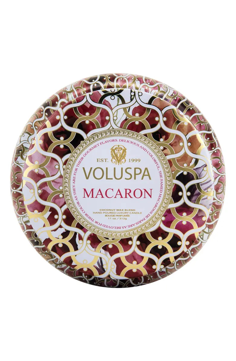 Voluspa Maison Blanc Macaron Maison Metallo Two-Wick Candle | Nordstrom | Nordstrom