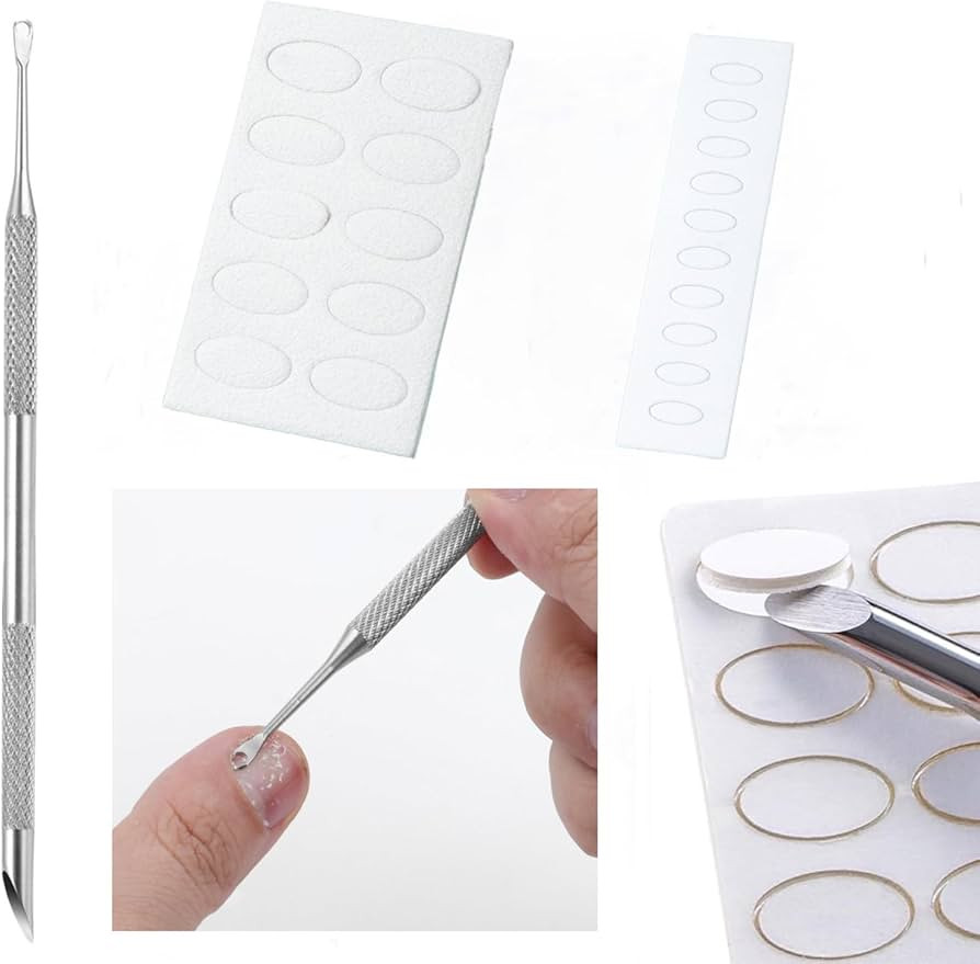 Pre-treatment Cuticle Pusher, Russian Prep Nail Pushers, Dual Ended Cuticle Remover with 100/180 ... | Amazon (US)